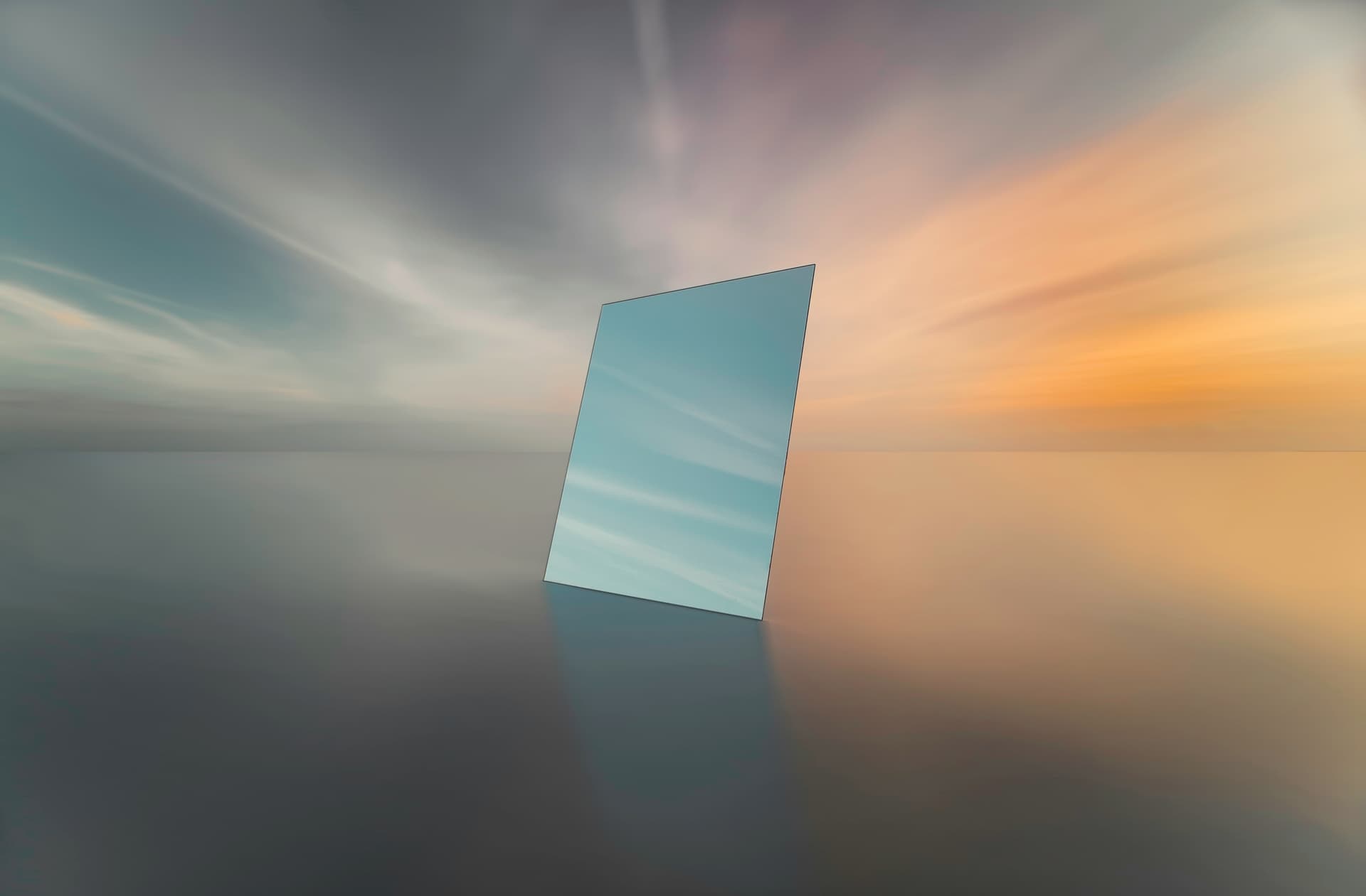 mirror digital wallpaper
